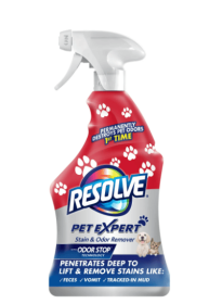 Resolve Pet Expert Carpet Stain Cleaner Solution and Odor Remover Spray, 22 oz