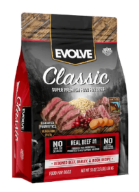 EVOLVE Classic Beef, Barley & Bison Dog Food 3.5lb