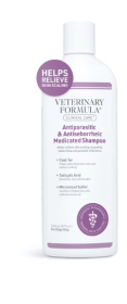 Veterinary Formula Clinical Care Antiparasitic & Antiseborrheic Shampoo for Dogs, 16 oz