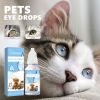 Yegbong Pet Eye Drops, Cats And Dogs Eye Cleaning Care Pet Eye Wash Tear Stain r