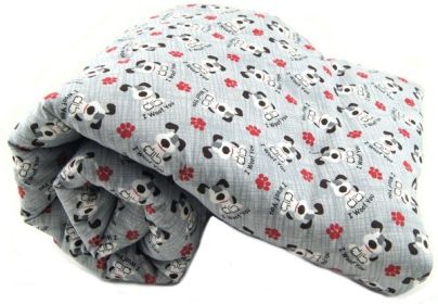 I Woof You Grey Pet Blanket