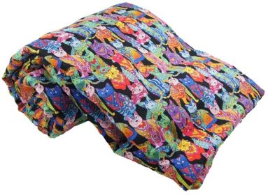 Psychedelic Cats Pet Blanket