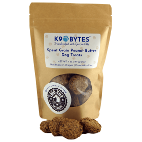 Spent Grain Peanut Butter Dog Treats