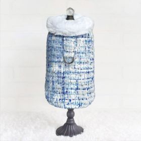 Annabella Dog Coat (Color: Sky, size: SM)