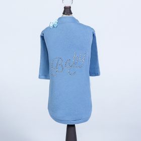 Baby Dog Tee (Color: Blue, size: SM)