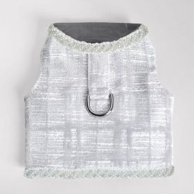 Genevieve Dog Harness (Color: Silver, size: XS)