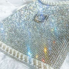Imperial Crystal Dog Harness (Color: Imperial Crystal, size: XS)