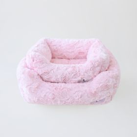 Bella Dog Bed (Color: Baby Pink, size: SM)