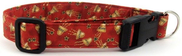 Christmas Bells Dog Collar (size: XS)