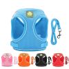 Reflective Pet Harness And Leash Set For Dog No Pull Dog Vest Harness With Breathable Mesh