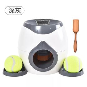 Pet Toys, Dogs, Interactive Training, Reward Machines, Leaky Food Machines, Tennis Machines, Feeders, Serve Machines, Toys 122 (Color: Darkgray)