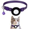 Pet Cat Reflective Collar With Bell For Airtag Tracker