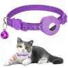 For AirTag Tracker Silicone Case Reflective Cats Pet Collar