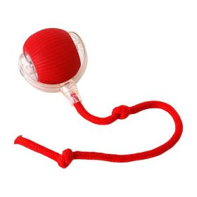 Indoor Large and Small Cat Dog Interactive Intelligent Rolling Pet Ball (Type: Pet Supplies, Color: Red)