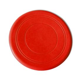 7 Colors Puppy Medium Dog Flying Disk Safety TPR Pet Interactive Toys for Large Dogs Golden Retriever Shepherd Training Supplies (Color: Red, size: Diameter 17cm)