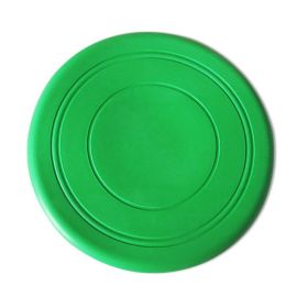7 Colors Puppy Medium Dog Flying Disk Safety TPR Pet Interactive Toys for Large Dogs Golden Retriever Shepherd Training Supplies (Color: Green, size: Diameter 17cm)