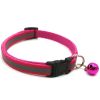 Nylon Collar Reflective With Small Bell For Cat; Adjustable Collar