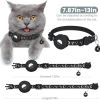 For AirTag Tracker Silicone Case Reflective Cats Pet Collar