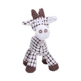 Dog Squeaks Toys; Plush Chewing Toys; Puppy Chewing Toys; Cute Animal Shaped Toys For Dogs (Color: White Sheep)