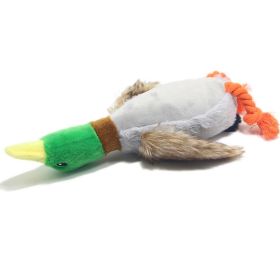 Best Pet Supplies Dog Squeaky Chew Toys Fun Skin Plush (Color: Rope)