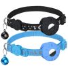 For AirTag Tracker Silicone Case Reflective Cats Pet Collar