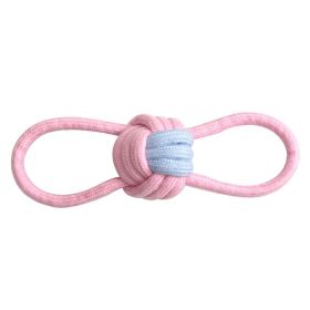 Dog toys molars bite resistant cotton rope ball cotton rope cat dog toys dog toys (Color: Binaural bulb)