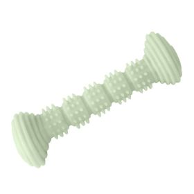 2pcs Pet Teeth Molar Toys TPR Chewing and Nibbling Dog Toothbrush Toys Teeth Grinding Teeth Tease Dog Stick dog toy (Color: Avocado green, size: 2pcs)