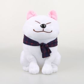 Cute Plush Action Figure Akita Dog Pillow Plush Toys (Color: White)