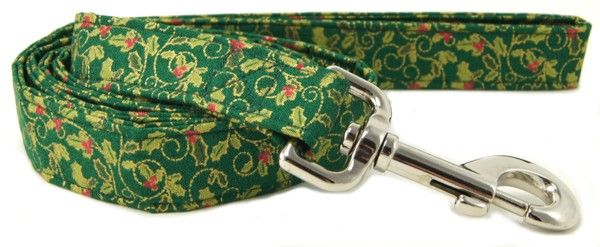 Golden Holly Dog Leash (size: X-Small)