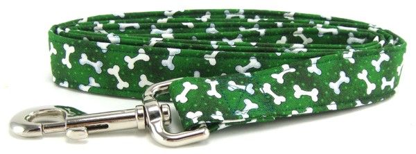 Green Bones Dog Leash (size: X-Small)