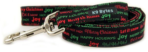 Christmas Joy Words Dog Leash (size: X-Small)